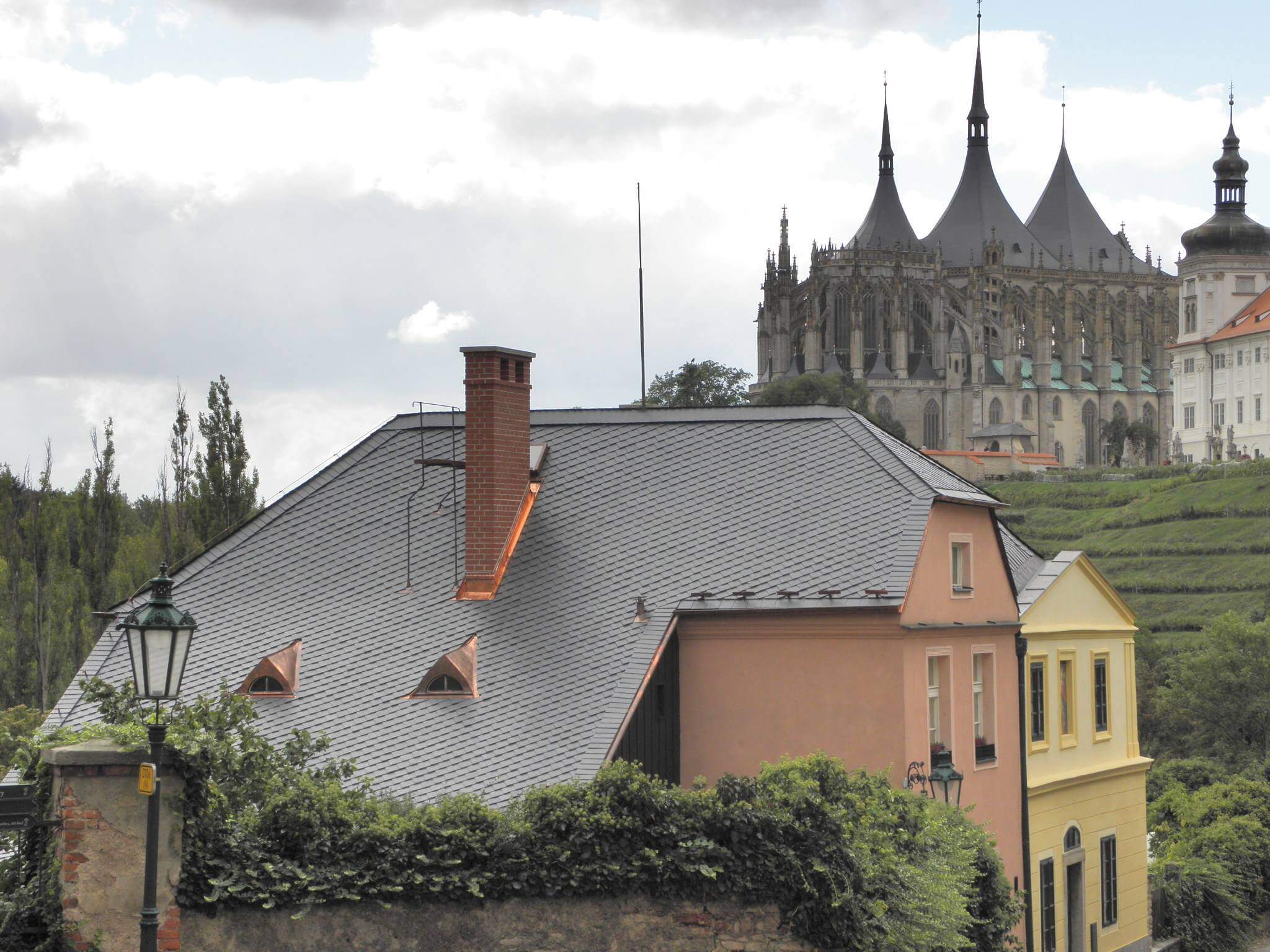 Моравская кладка. Кровельный сланец Samaca