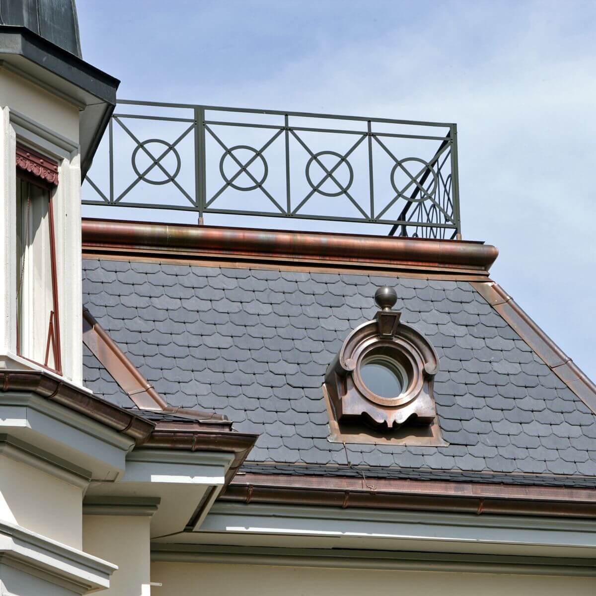 Октогональна кладка. Кровельный сланец Samaca