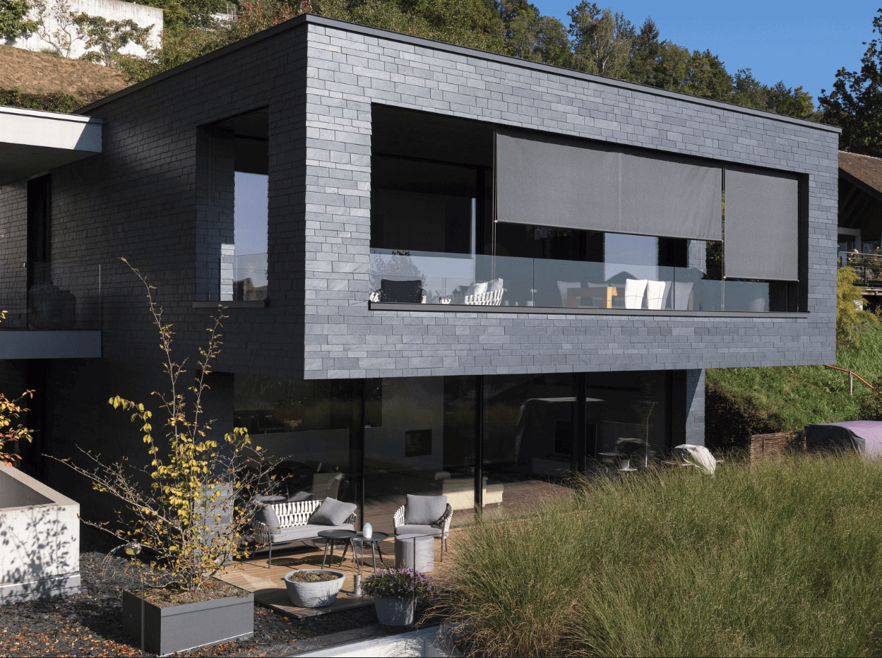 Динамическая кладка. Фасадный сланец Samaca