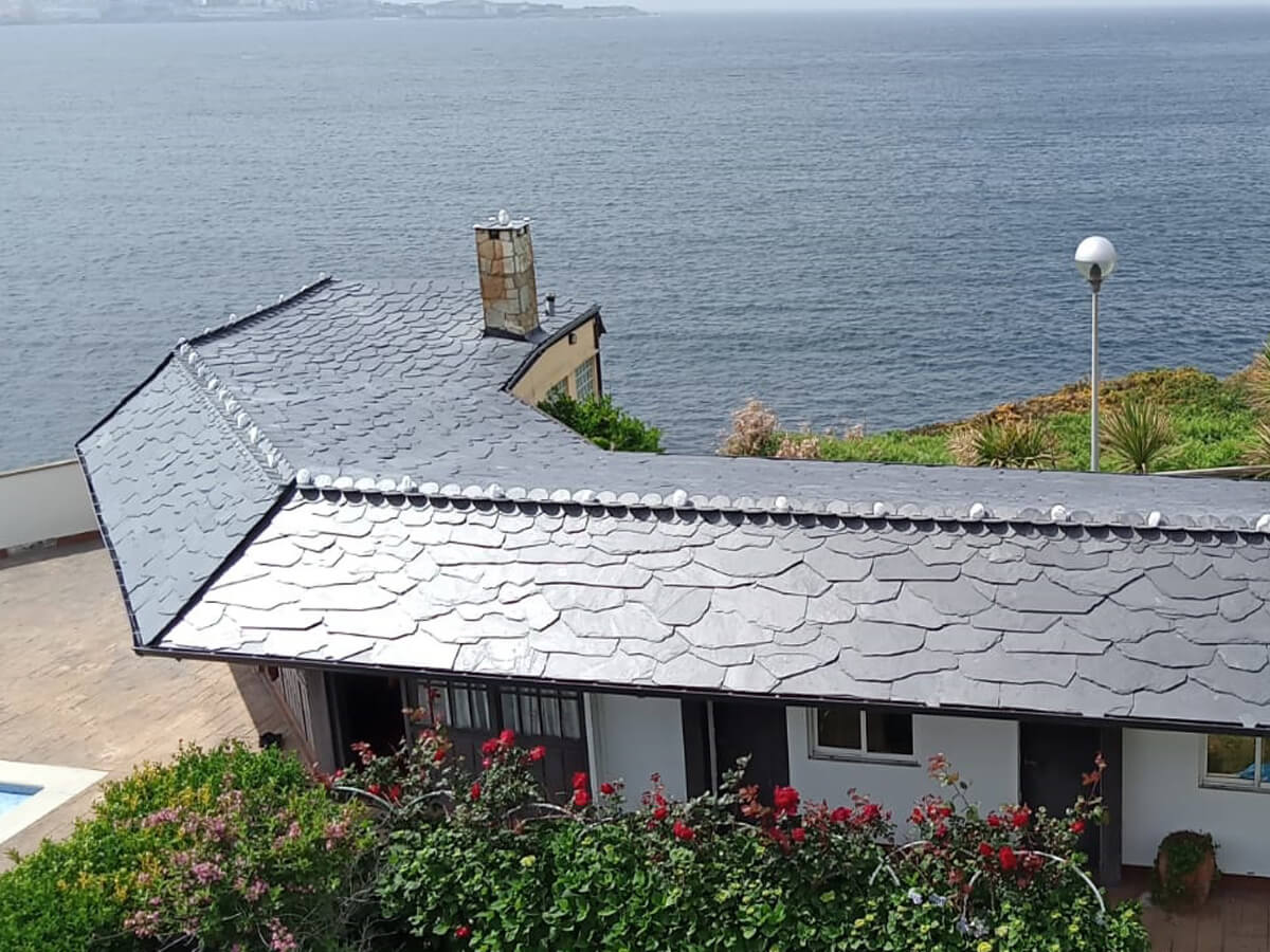 Granel Irregular — дикая кладка. Кровельный сланец Samaca