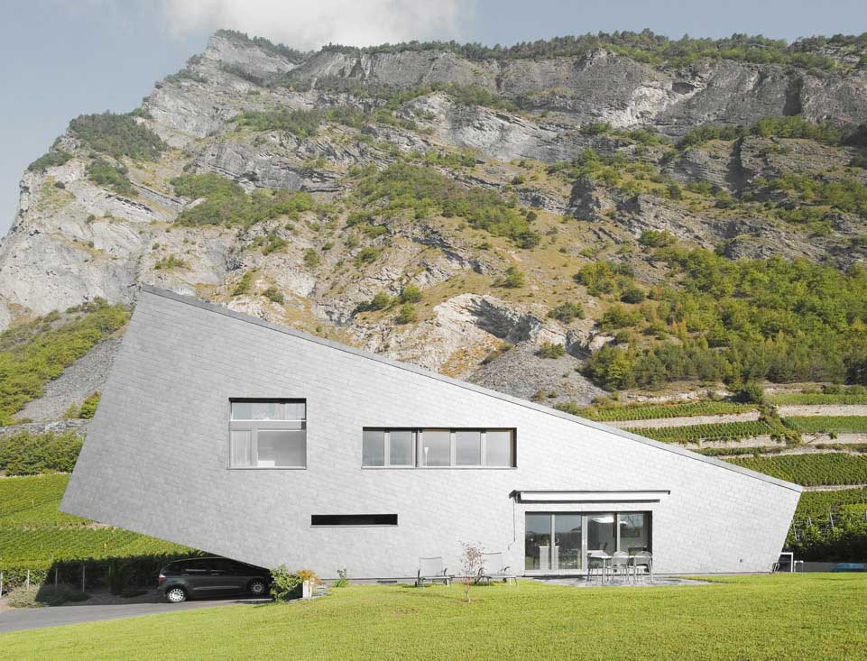 Сланцевый фасад дома на винограднике. Новости компании "Dafa"