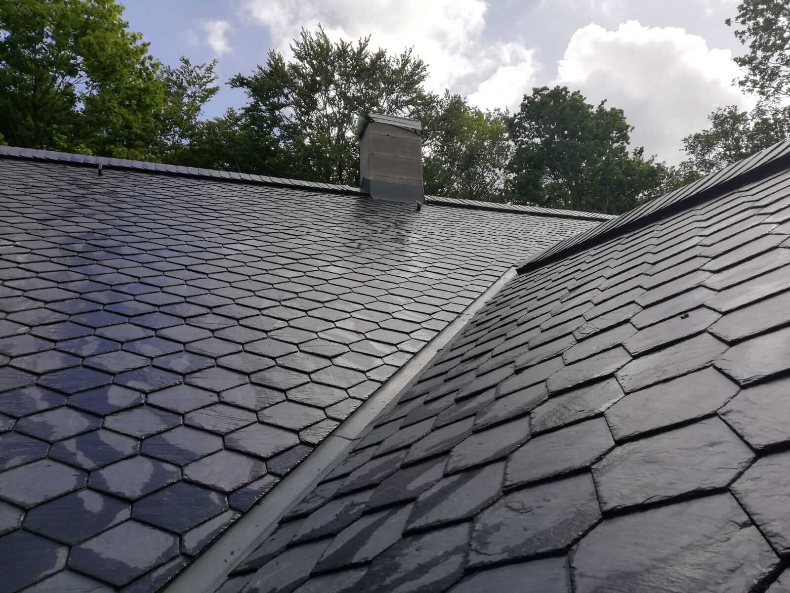 Пикообразная кладка. Кровельный сланец Samaca