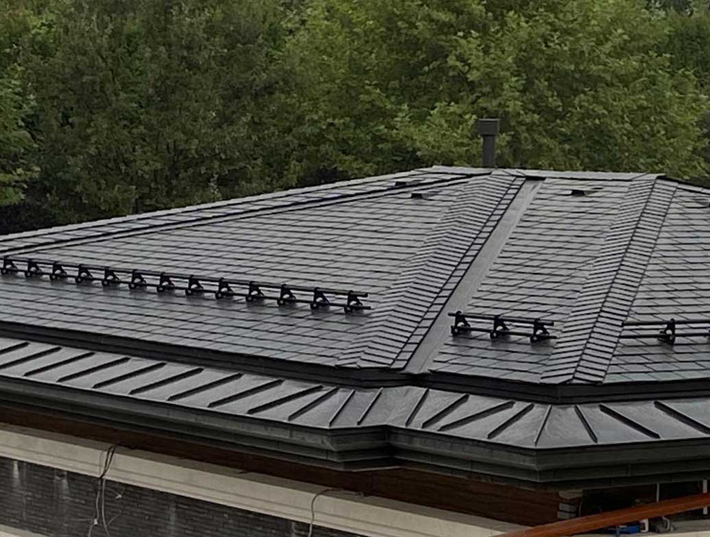 Частный коттедж, с. Конча-Заспа. Фасадный сланец Samaca