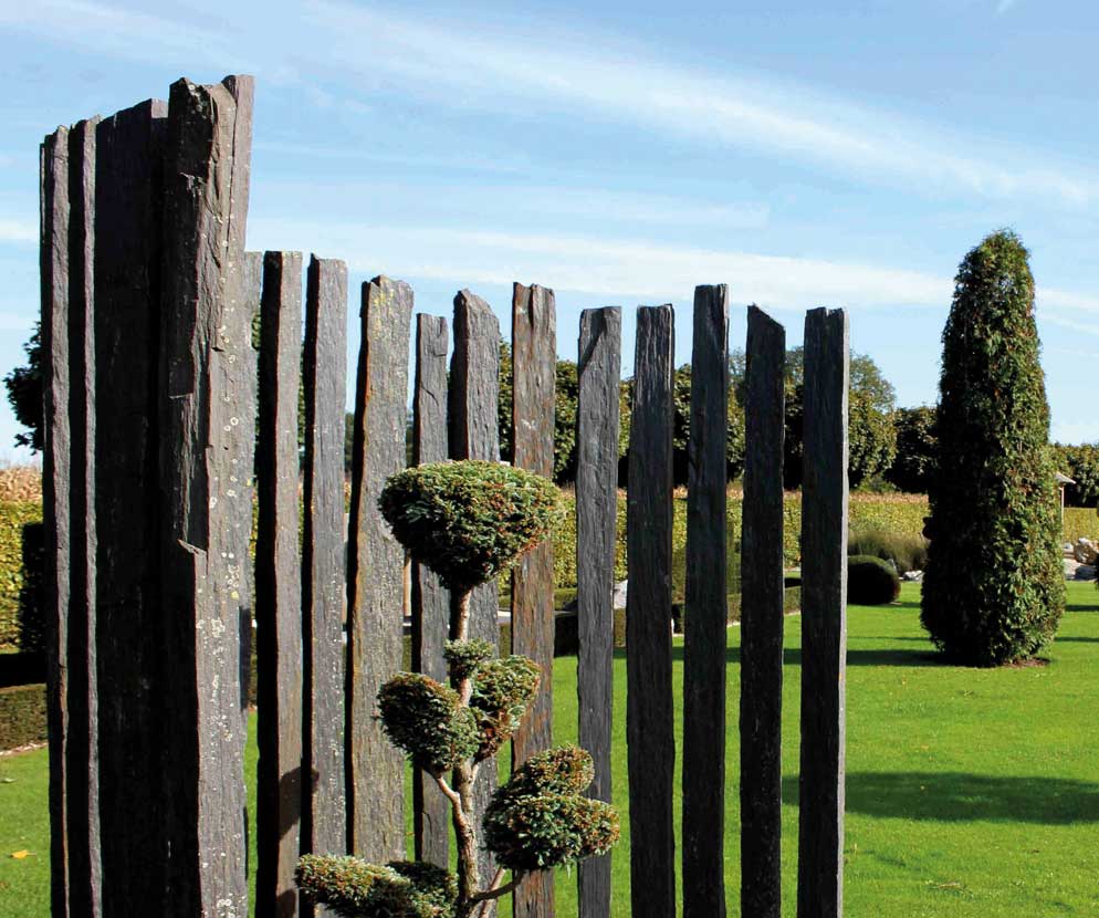 Натуральный сланец в ландшафте. Новости компании "Dafa"