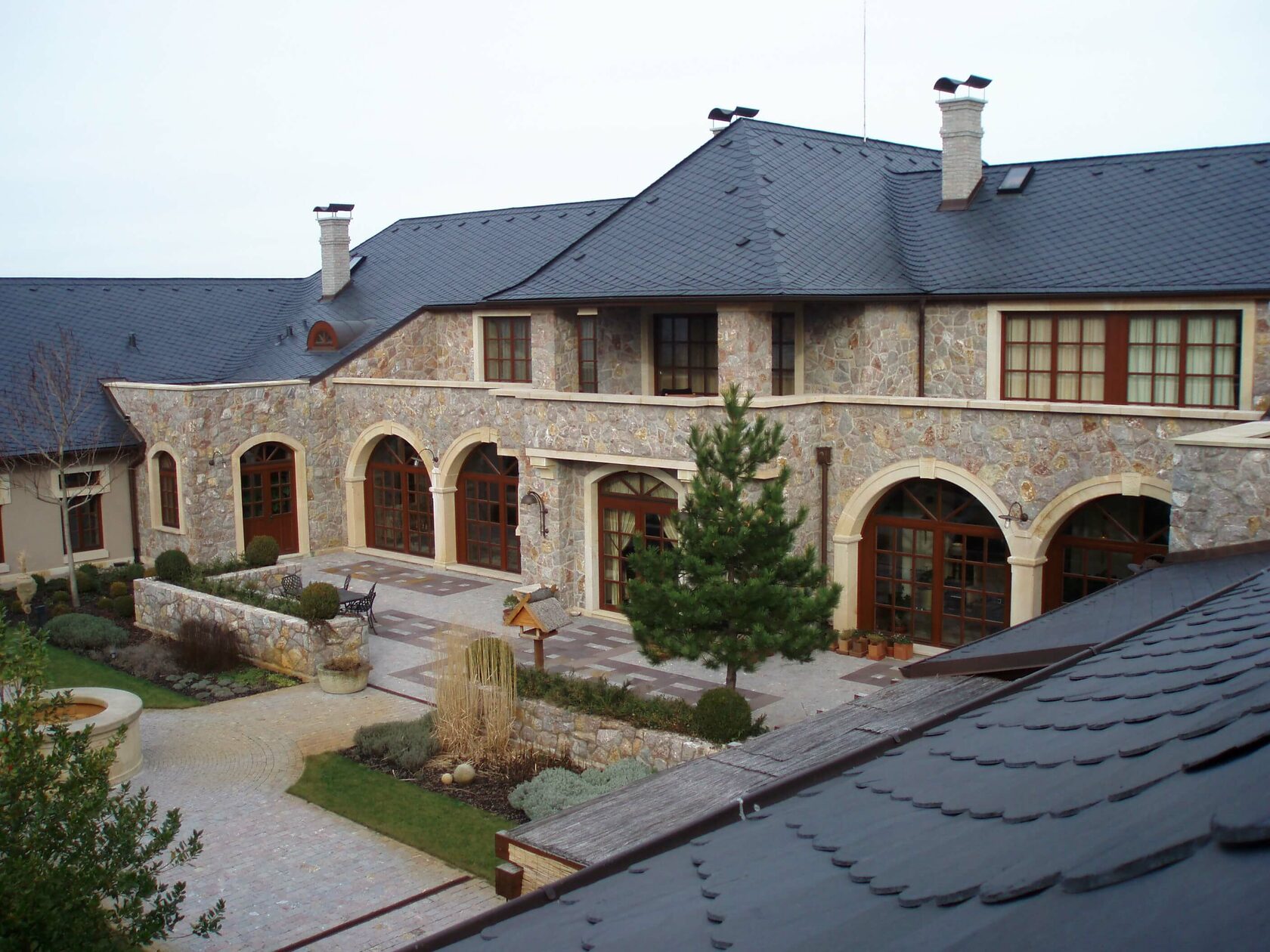 Универсальная кладка. Кровельный сланец Samaca