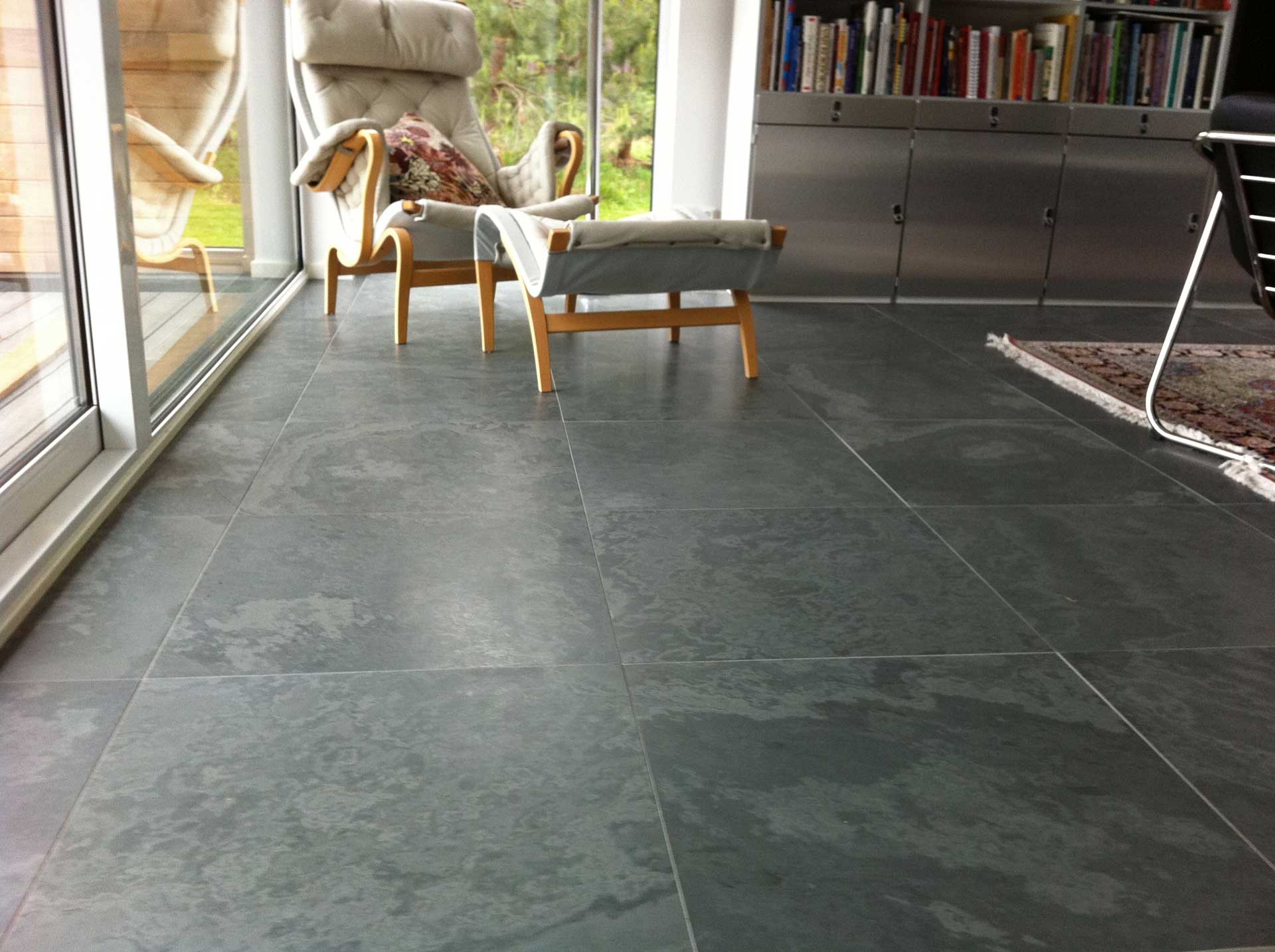 Бразильський чорний полірований сланець. Інтер'єрний сланець. Dafa.