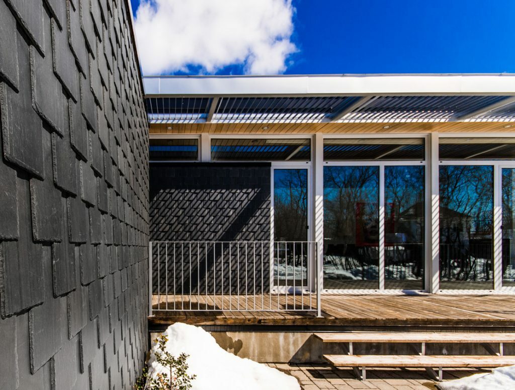 Сланцевый фасад дома в Канаде. Новости компании "Dafa"