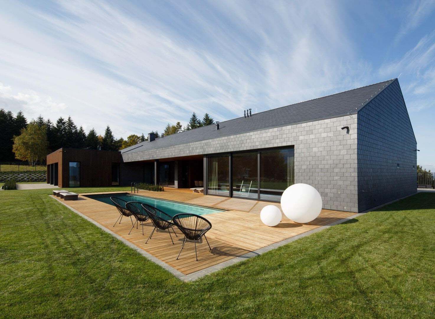 Прямоугольная кладка. Фасадный сланец Samaca