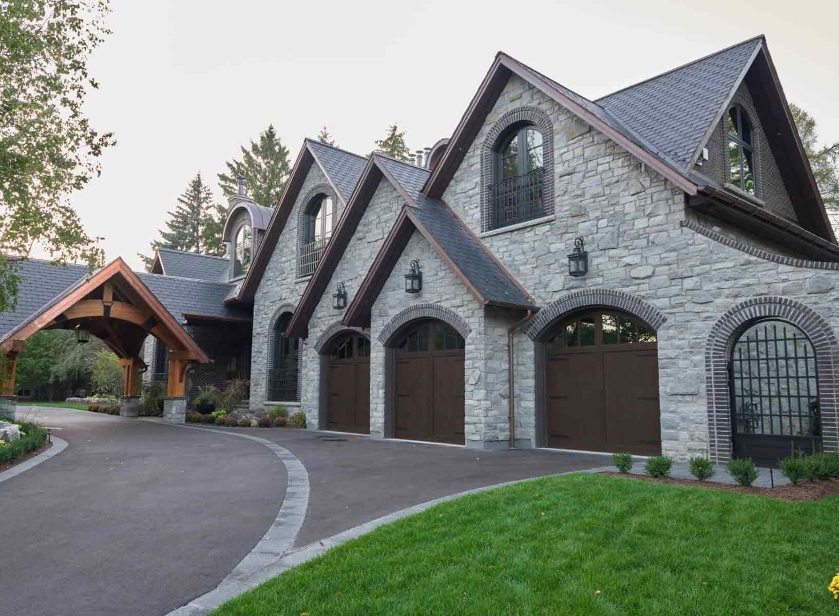 Прямоугольная кладка. Кровельный сланец Samaca